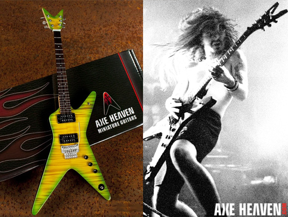 *Dimebag Darrell - an AXE HEAVEN® Exclusive Artist - Licensed Miniature Guitars by AXE HEAVEN®