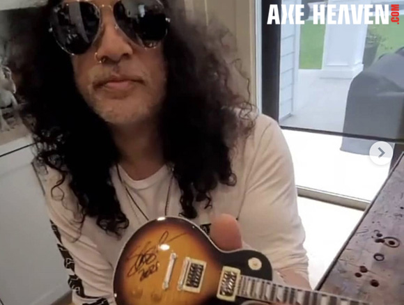 SLASH - an AXE HEAVEN® Exclusive Artist - Officially Licensed Gibson™ Les Paul™ Mini Guitar Replica Collectible by AXE HEAVEN®