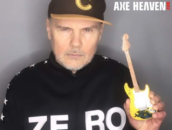 Billy Corgan - an AXE HEAVEN® Exclusive Artist - Officially Licensed 'Gish' Fender™ Stratocaster™ Mini Guitar Replica Collectible
