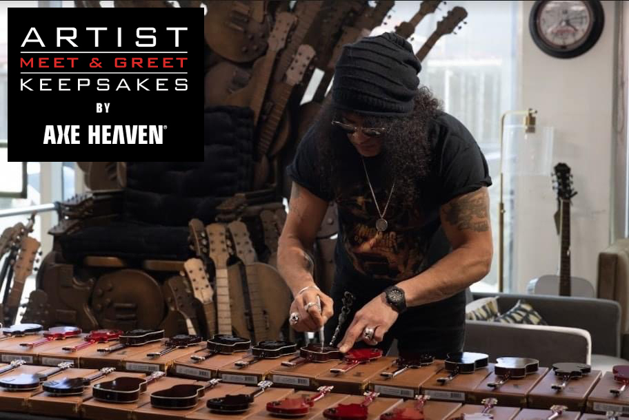 Slash Autographs Collectible Mini Guitars For His Faithful Fans. Do You?