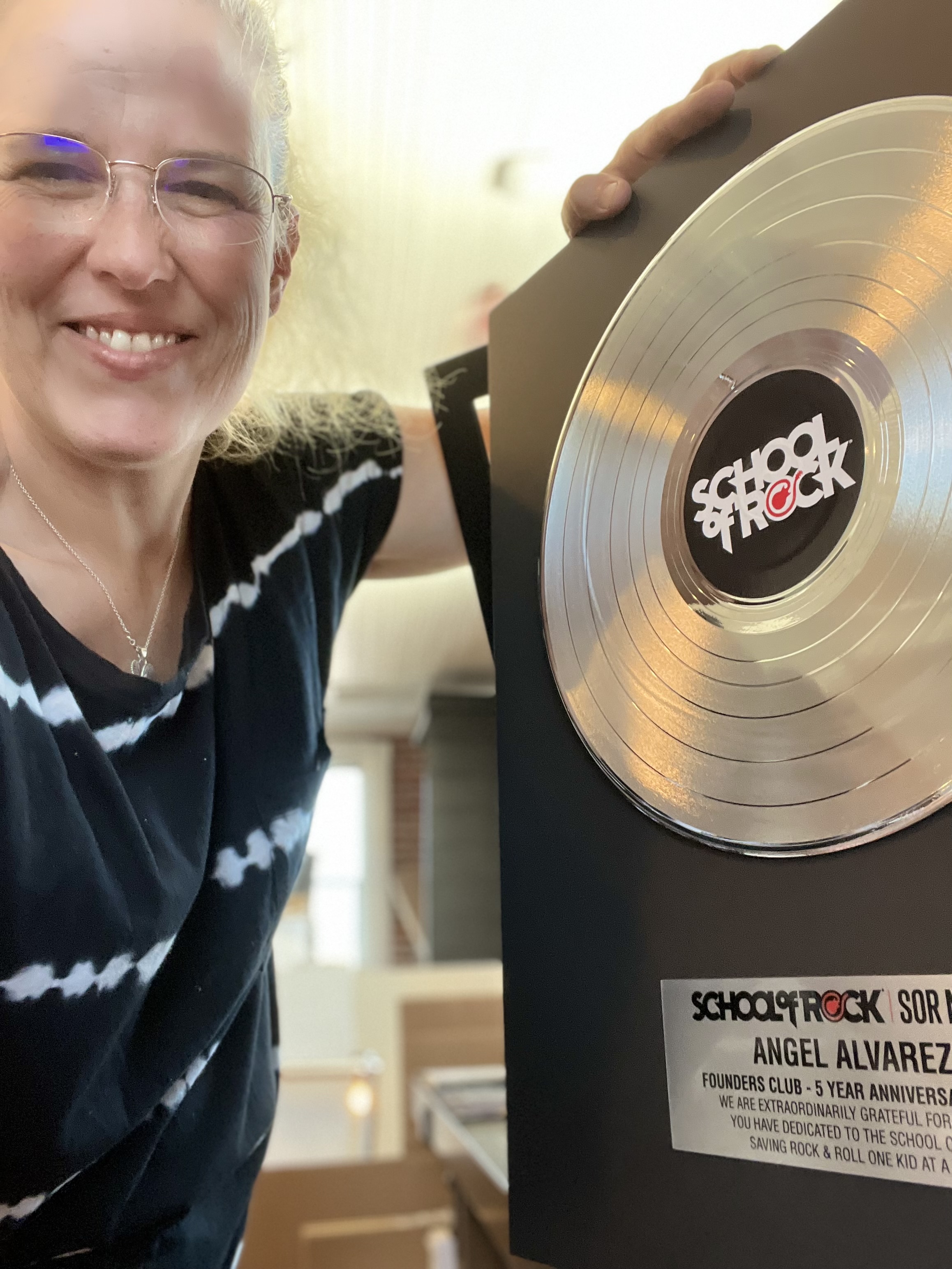 Rockstar Award for Music Student Handcrafted by Wholesale Vinyl Record Manufacturer Distributor
