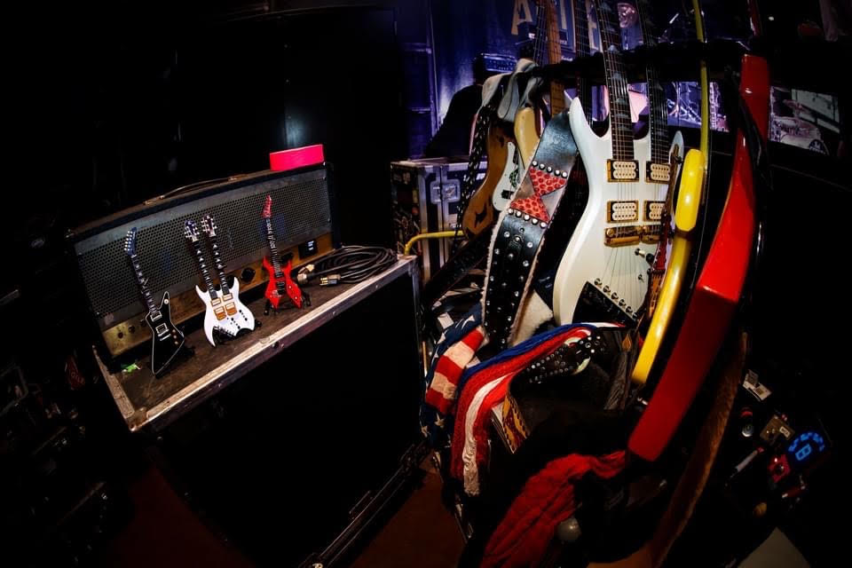 Lita Ford's Guitar Collection and Autographed Mini Guitars by AXE HEAVEN®