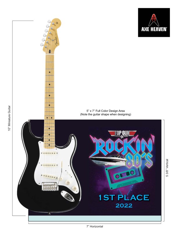Mini Guitar Award by AXE HEAVEN®