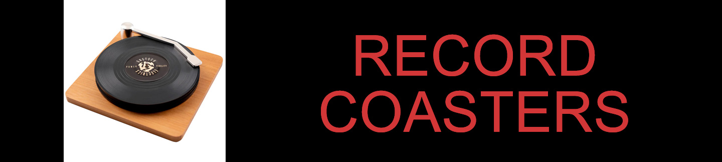 Promo Record Coaster Sets by AXE HEAVEN®