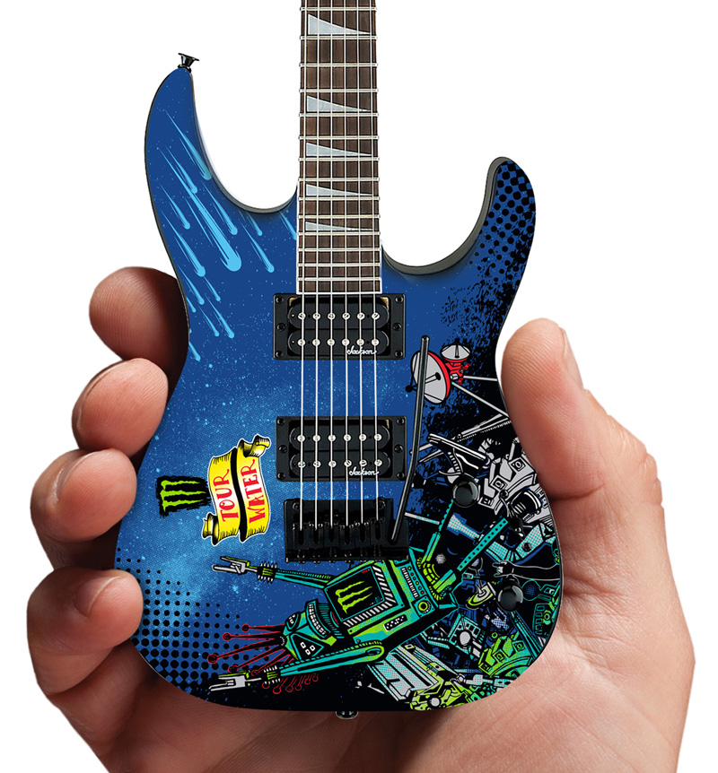 Monster Sparkling Tour Water Promo Mini Guitar by AXE HEAVEN®