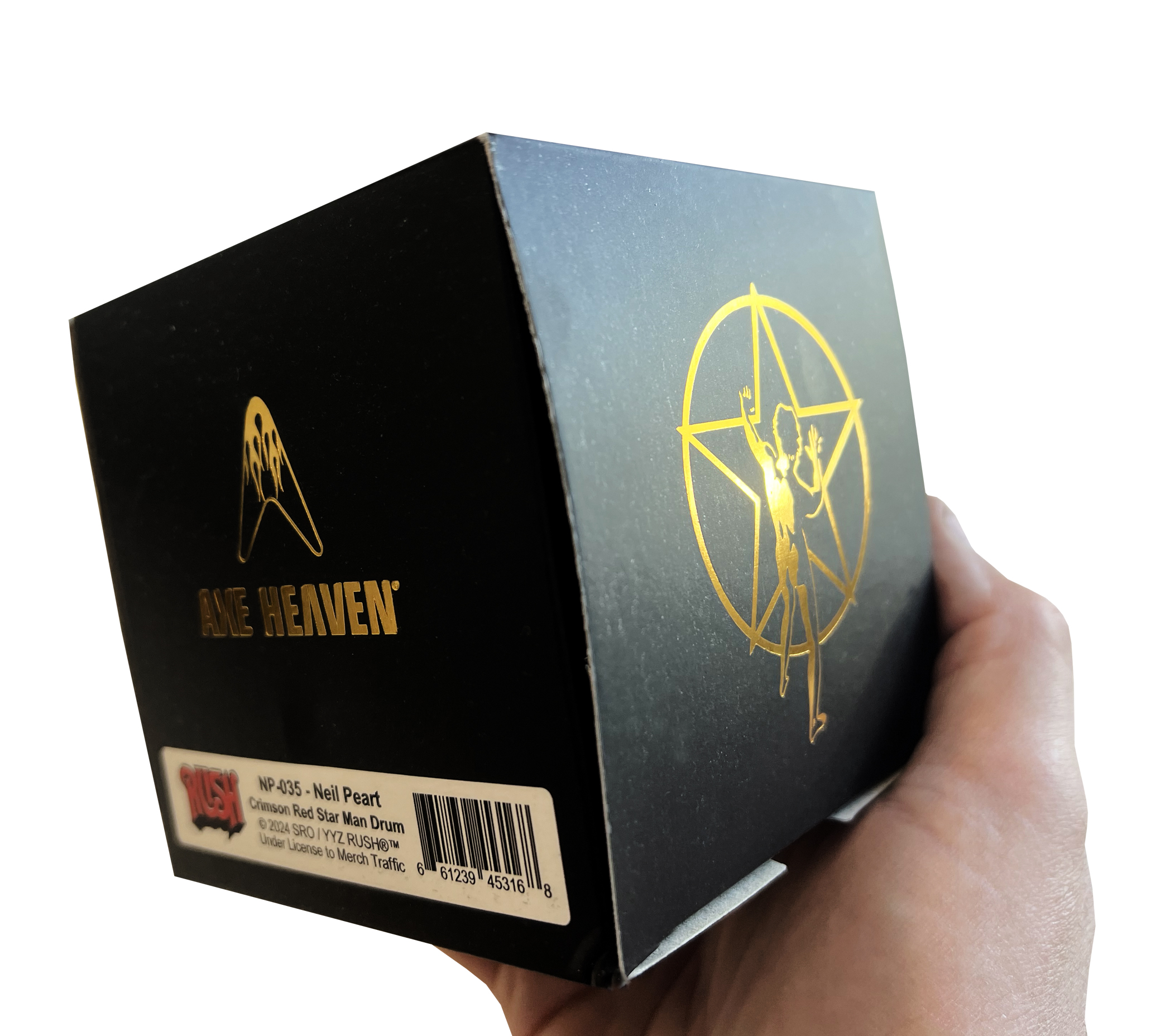 Gift Box for RUSH™ Neil Peart Starman Crimson Red Mini Bass Drum Ornament