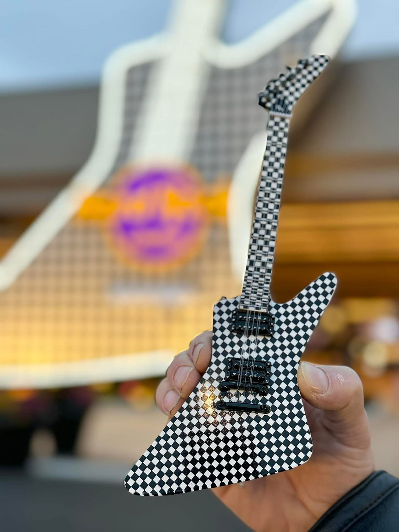 Rock'n Vodka Promotional Rick Nielsen Mini Guitar