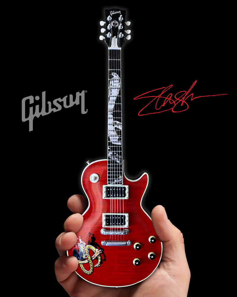 Slash Gibson Les Paul "SNAKEPIT" Custom Shop Cherry Finish Mini Guitar Model by AXE HEAVEN®