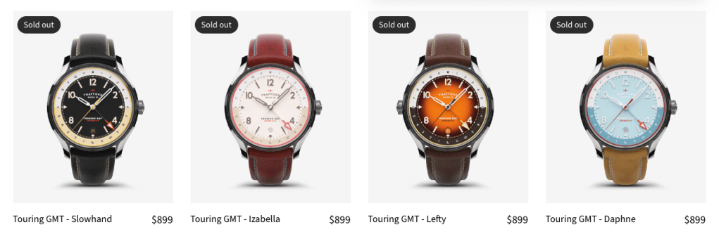Trafford Watch Co. Touring GMT Collection - Sold Out