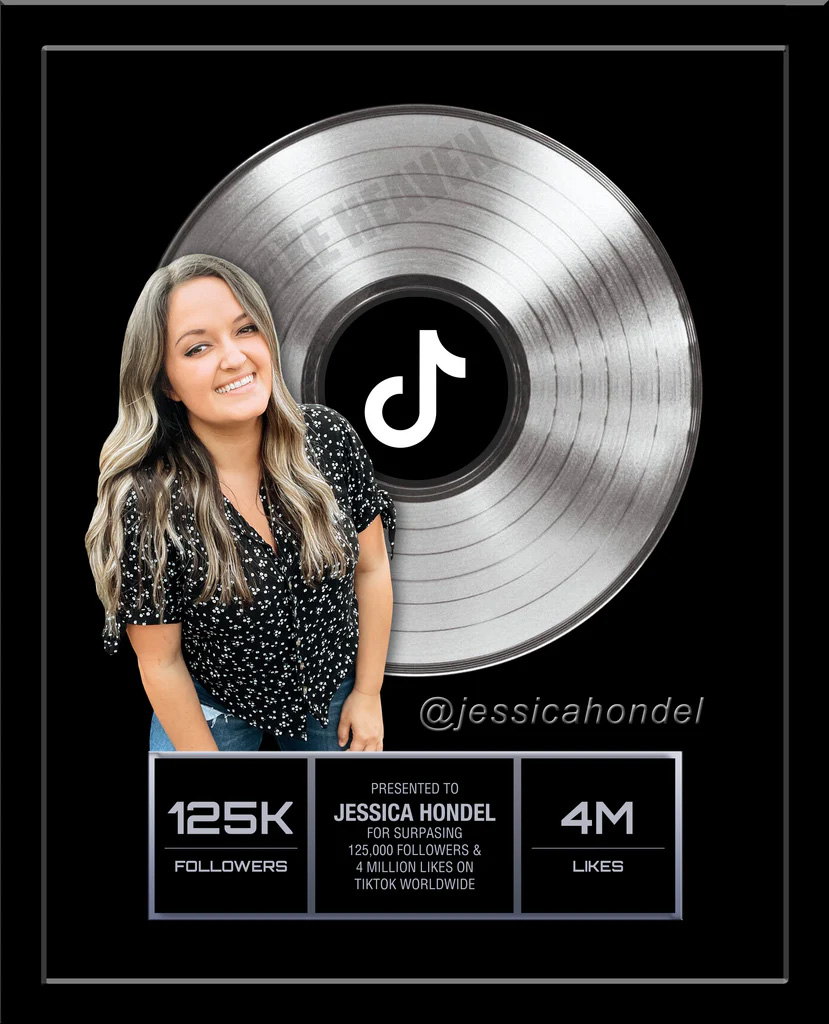 TikTok 125K Followers Record Award