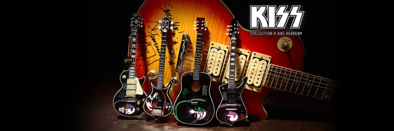 1978 KISS® SOLO ALBUMS Tribute Miniature Guitars -SET OF 4 Models